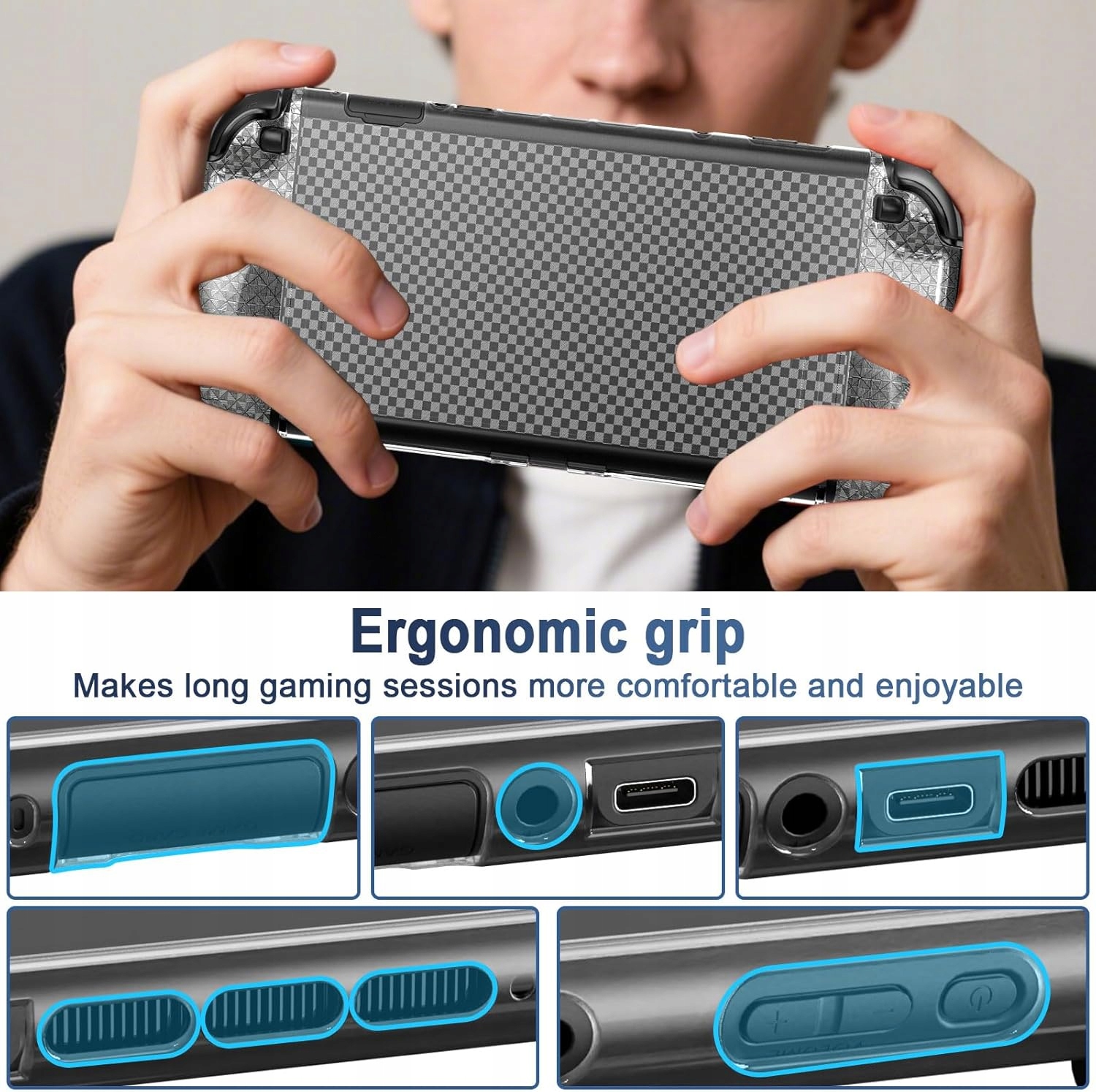 Etui do Nintendo Switch 2 + Obudowa Ochronna + Szkło HEYSTOP - obrazek 6