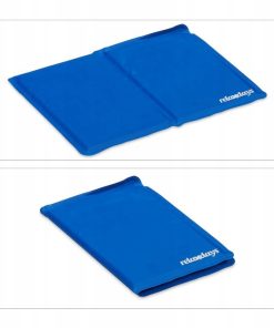 Mata Chłodząca Dla Psa Kota Niebieska 65x50 cm Relaxdays