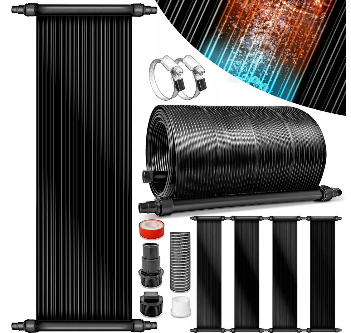 Zestaw kolektorów słonecznych do basenu tillvex 76 x 300 cm