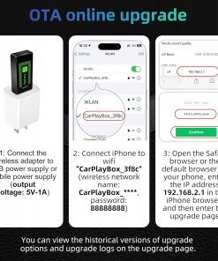 Alternative view of Adapter CarPlay Bezprzewodowy Lyssiefeel CLZ121 USB IPhone Plug&Play