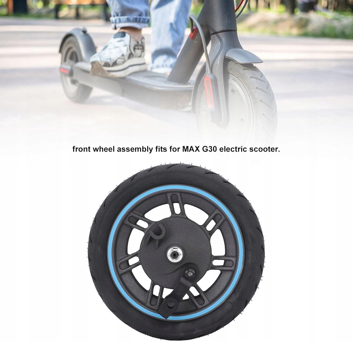 BuyWeek Koło przednie do skutera Hulajnogi MAX G30D - obrazek 3