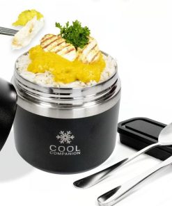 Alternative view of Pojemnik na Żywność Stalowy 650 ml + Sztućce BPA FREE Cool Companion