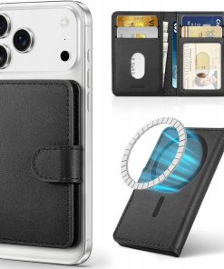 SHIELDON Magnetyczny portfel na karty z blokadą RFID Kompatybilny z iPhone