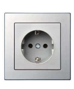 Gniazdo Elektryczne Liregus Epsilon IKL16-404-01 metaliczne