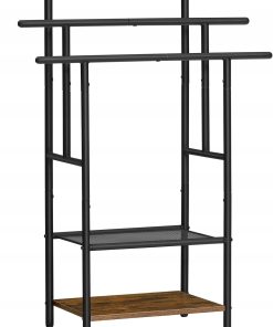 Stojący Wieszak na ręczniki HOOBRO 3 drążki półki