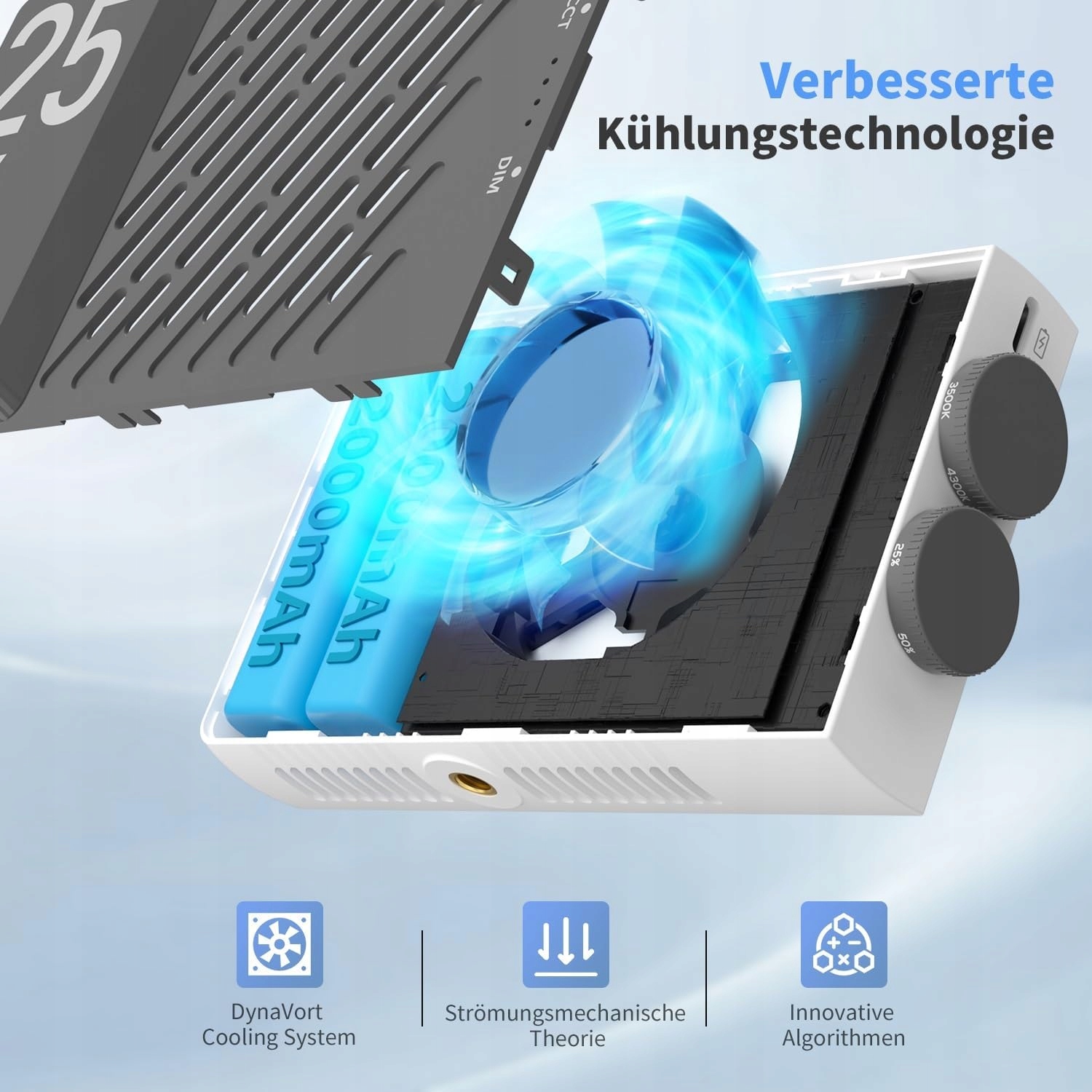 Kompaktowa Lampa LED 25W ZHIYUN CM25 Foto Video Light - obrazek 5