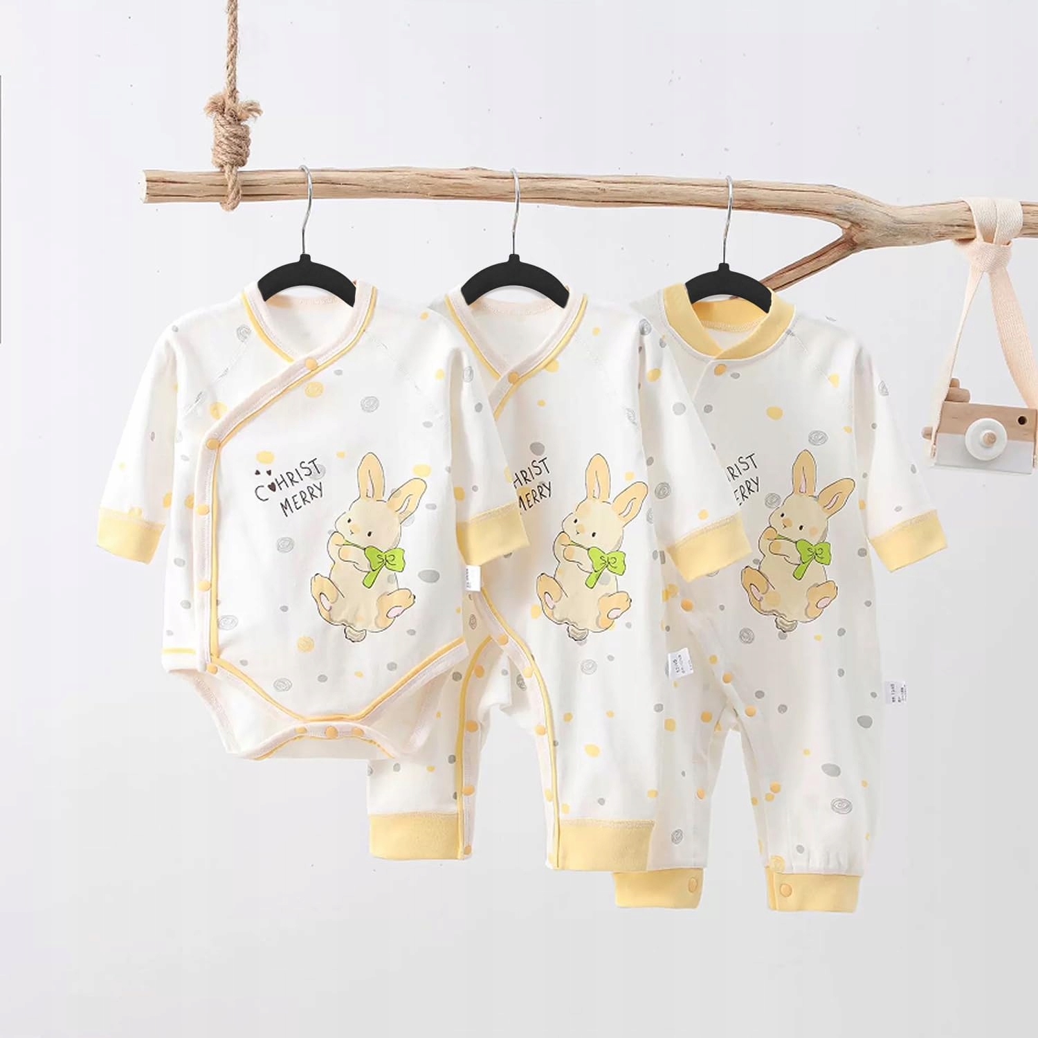 Wieszaki na Ubrania dla Dzieci z Klipsami 24 szt. Czarne 30 cm - obrazek 2