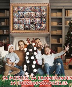 Alternative view of KALENDARZ ADWENTOWY 24X PUZZLE