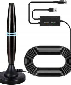 WEWNĘTRZNA MAGNETYCZNA Antena TELEWIZYJNA HD 360° KABEL 5M DVB-T2