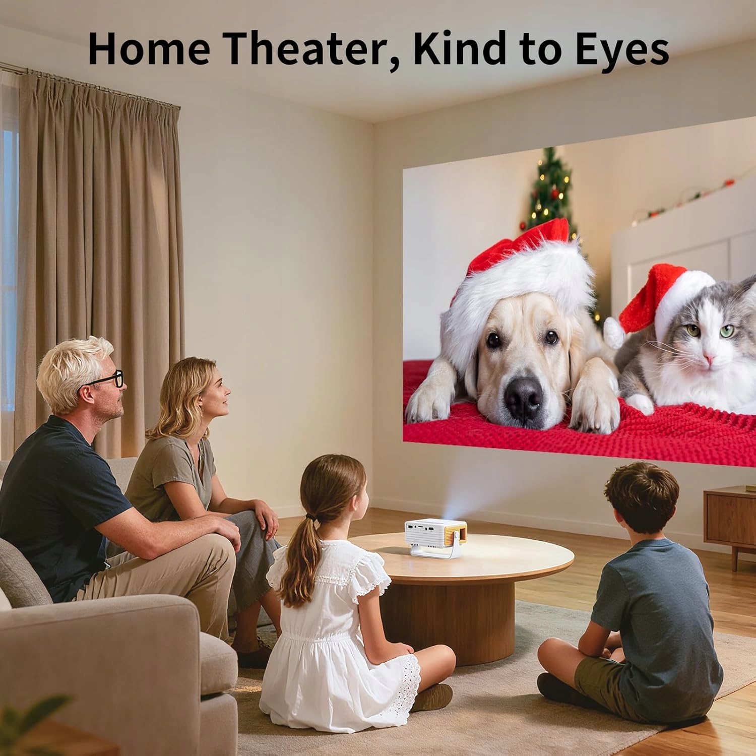 Projektor YOTON Y3 Mini 720P 6500 lm | 200" HDMI USB | iOS Android | PS5 - obrazek 5