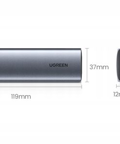 Alternative view of Obudowa na Dysk CM578 15512 M.2 NVMe 10Gbps - Czarna + Kabel USB-C /