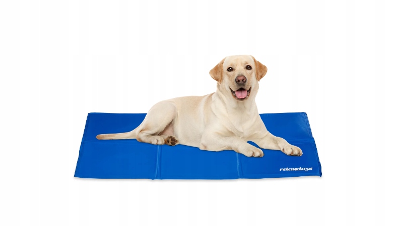 Mata chłodząca Relaxdays dla psa i kota 110x70 cm żelowa zmywalna