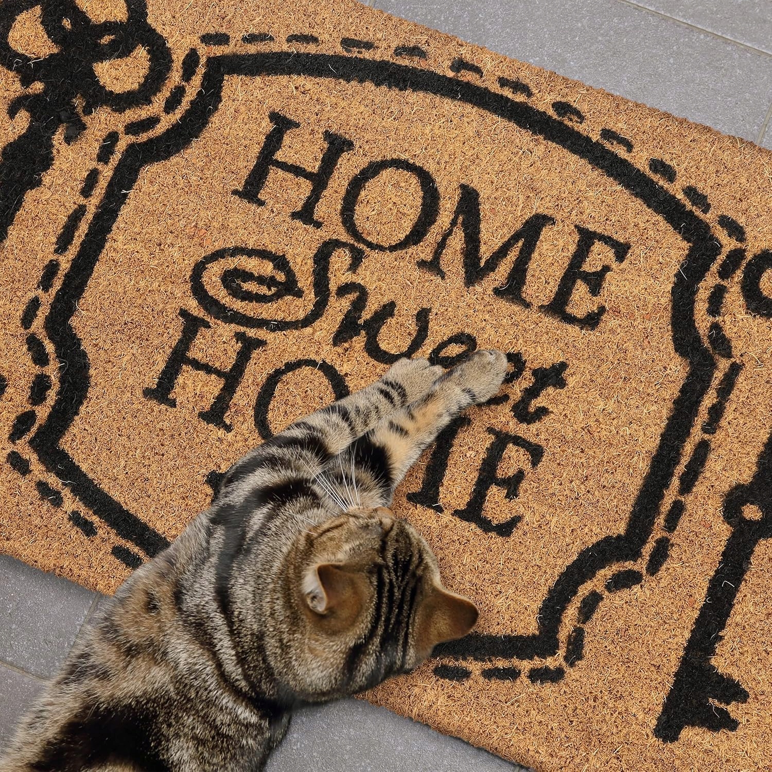 Wycieraczka kokosowa Home Sweet Home 40x60 cm antypoślizgowa - obrazek 2