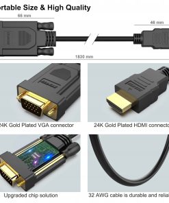 Alternative view of BENFEI HDMI do VGA – Kabel 1,8m