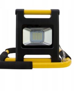 Naświetlacz LED akumulatorowy z elastycznym stojakiem 18W żółto-czarny