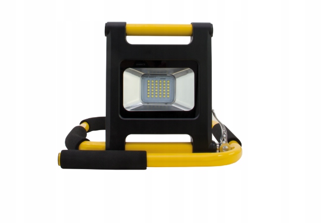 Naświetlacz LED akumulatorowy z elastycznym stojakiem 18W żółto-czarny