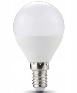 Żarówka LED E14 10W 900lm G45 Barwa Ciepła do pokoju 220-240V AC EcoLight