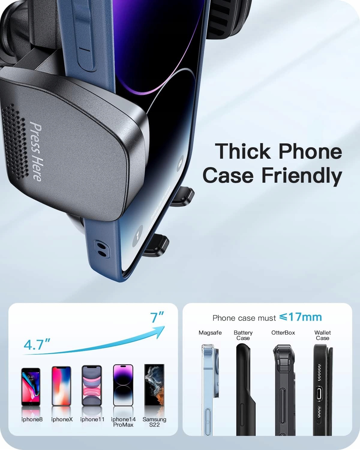 Uchwyt Samochodowy na telefon APPS2Car z przyssawką i ramieniem 33 cm - obrazek 4