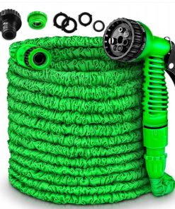 Elastyczny wąż ogrodowy TRESKO 15 m rozciągliwy z pistoletem