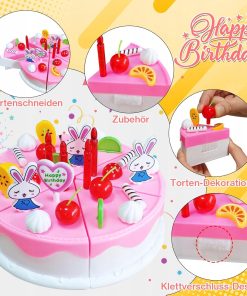 Alternative view of OWOCE WARZYWA TORT DO KROJENIA NA RZEP RZEPY ZABAWKA 68 ELEMENTÓW