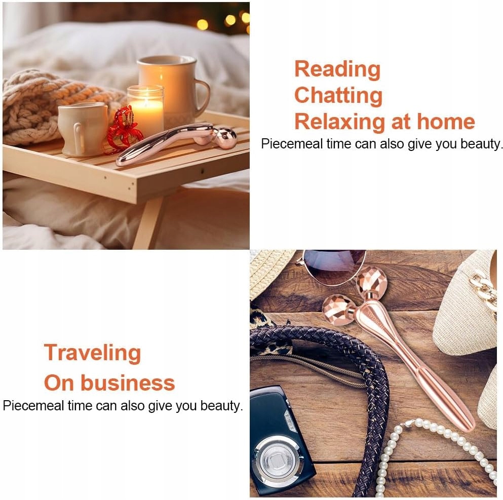 3D masażer do twarzy Y-shape roller liftingujący anty-aging - obrazek 8