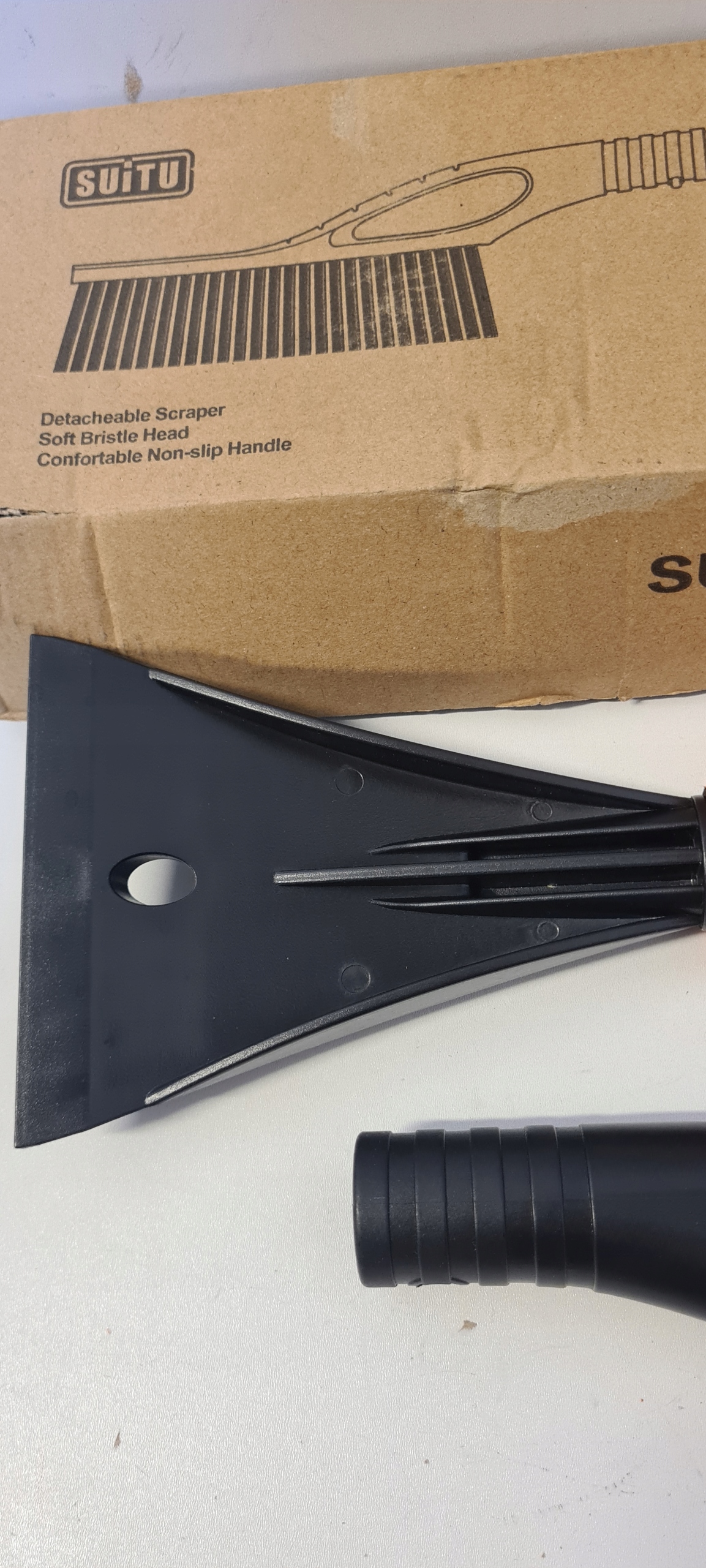 Szczotka skrobaczka do szyb SUITU ST-3910 2 w 1 Regulowana łatwa w obsłudze - obrazek 6