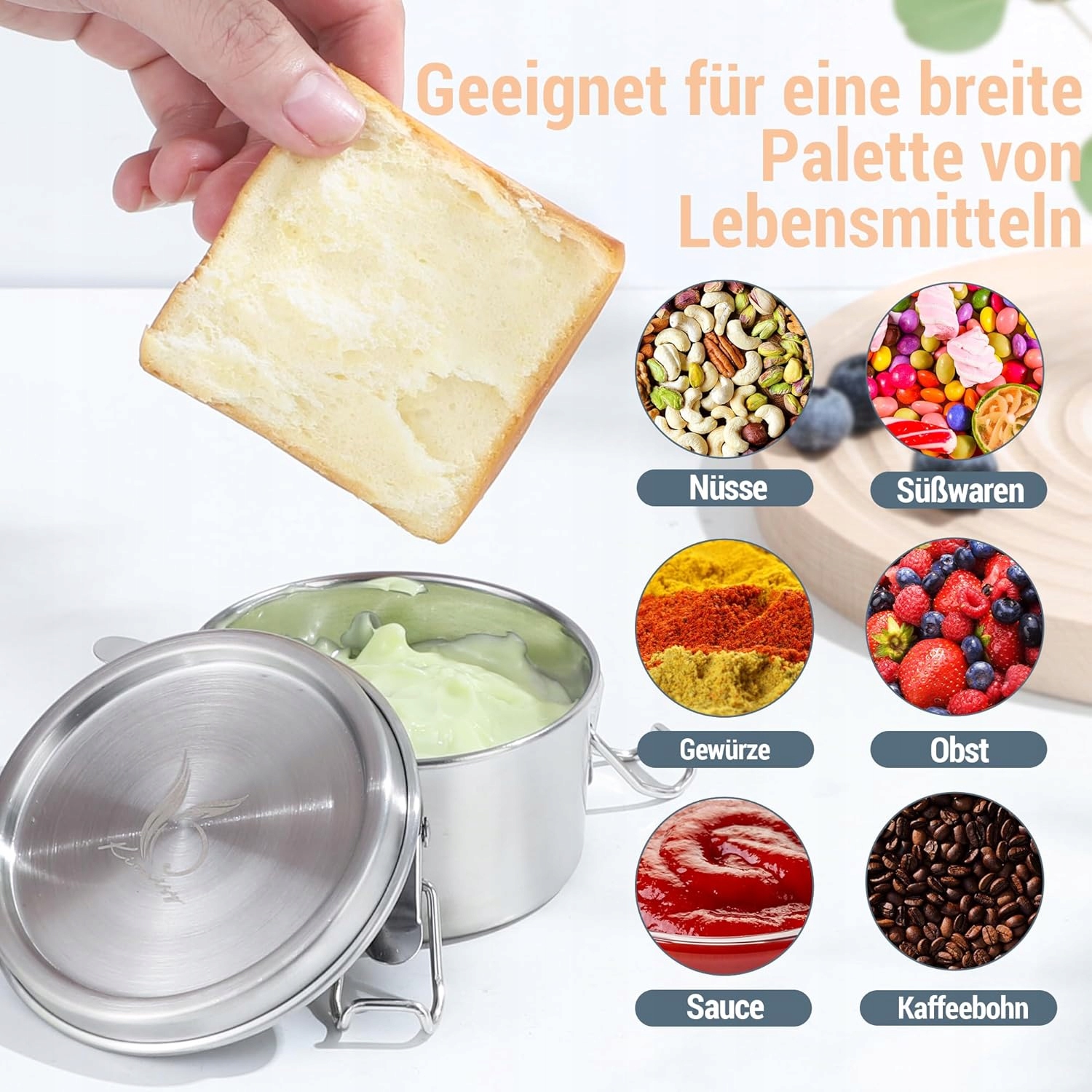 Pojemniki stalowe na żywność 200 ml 3 szt. lunchbox dla dzieci - obrazek 5