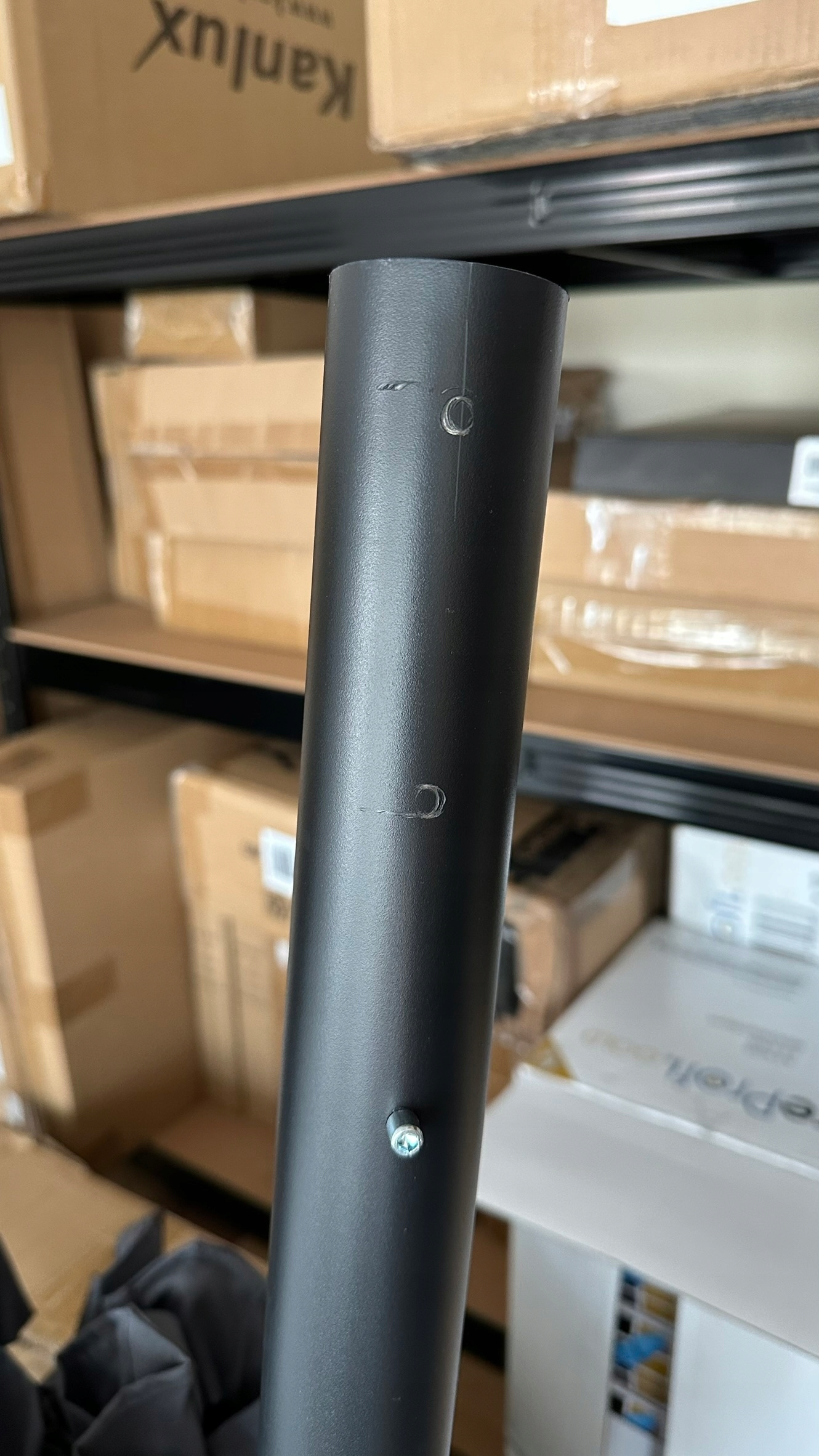 Parasol Wiszący tillvex Ø300 cm antracyt aluminiowy na korbę - obrazek 6