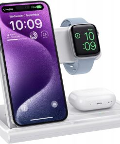 ŁADOWARKA INDUKCYJNA EXW HYS03 STACJA ŁADUJĄCA 3 W 1 BIAŁY