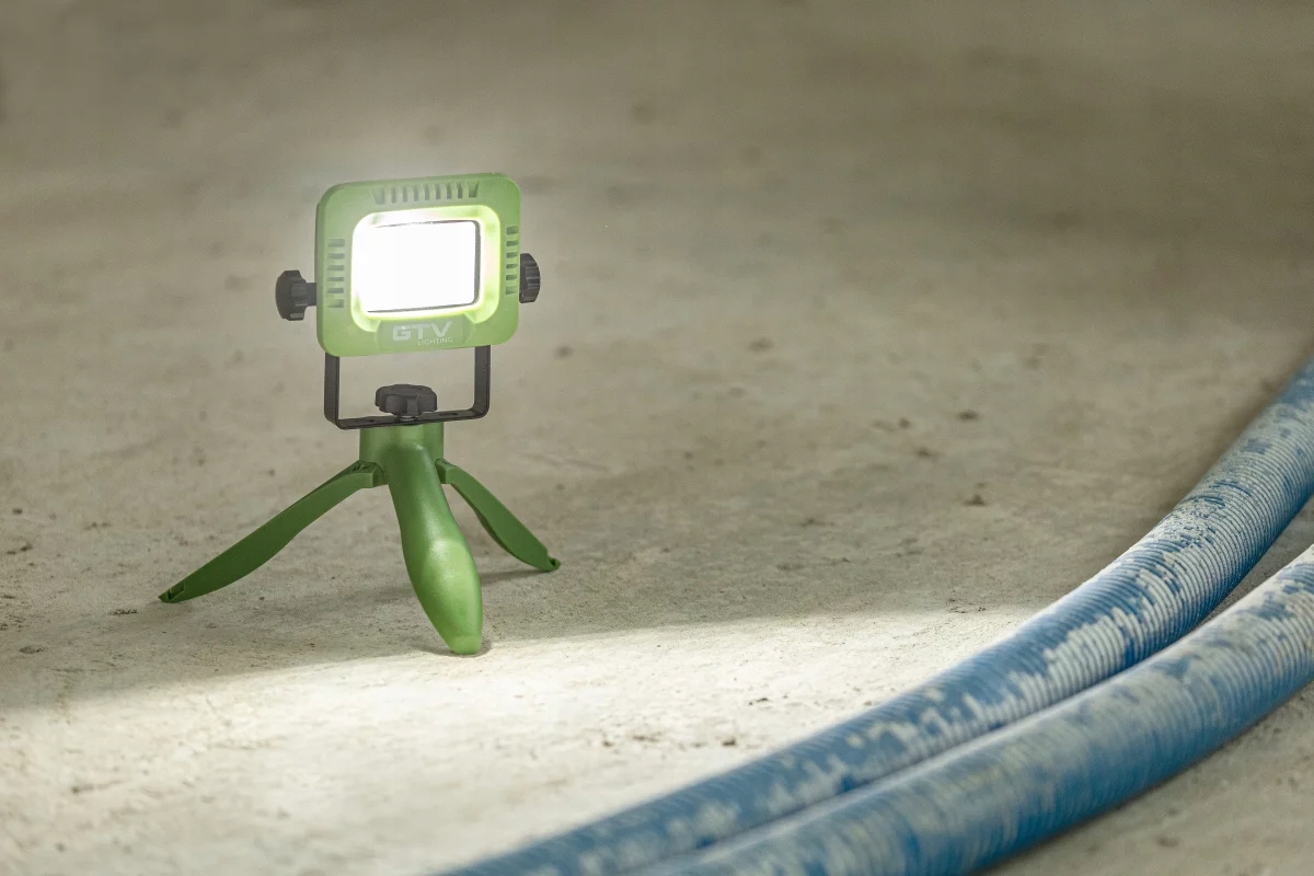 Naświetlacz LED Akumulatorowy zielony ALLEDO 20W 1600lm 6400K 240V IP54 1 - obrazek 6