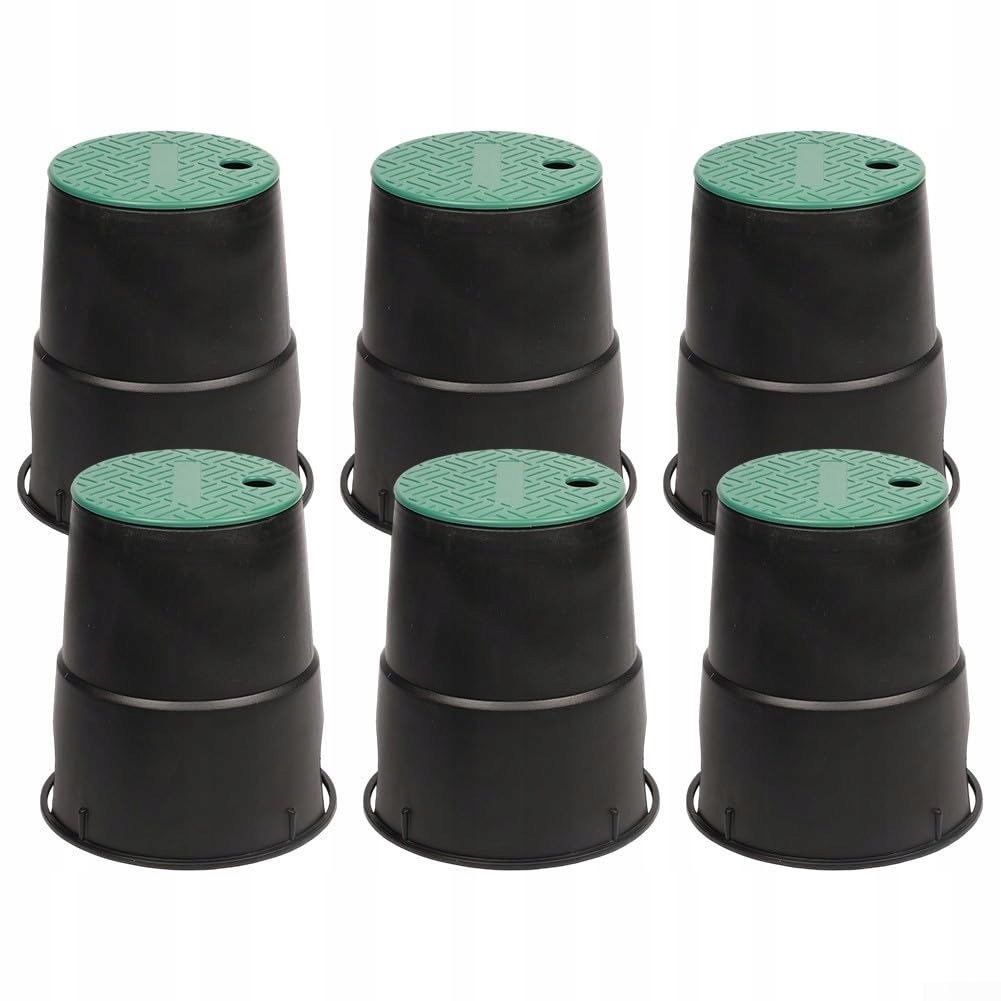 6x Okrągła Skrzynia Zaworowa 6" HDPE Antypoślizgowe do Nawadniania - obrazek 6