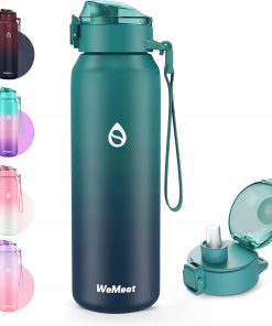 Butelka Termiczna WeMeet Kubek Termiczny ze Słomką Stal Nierdzewna 700ml