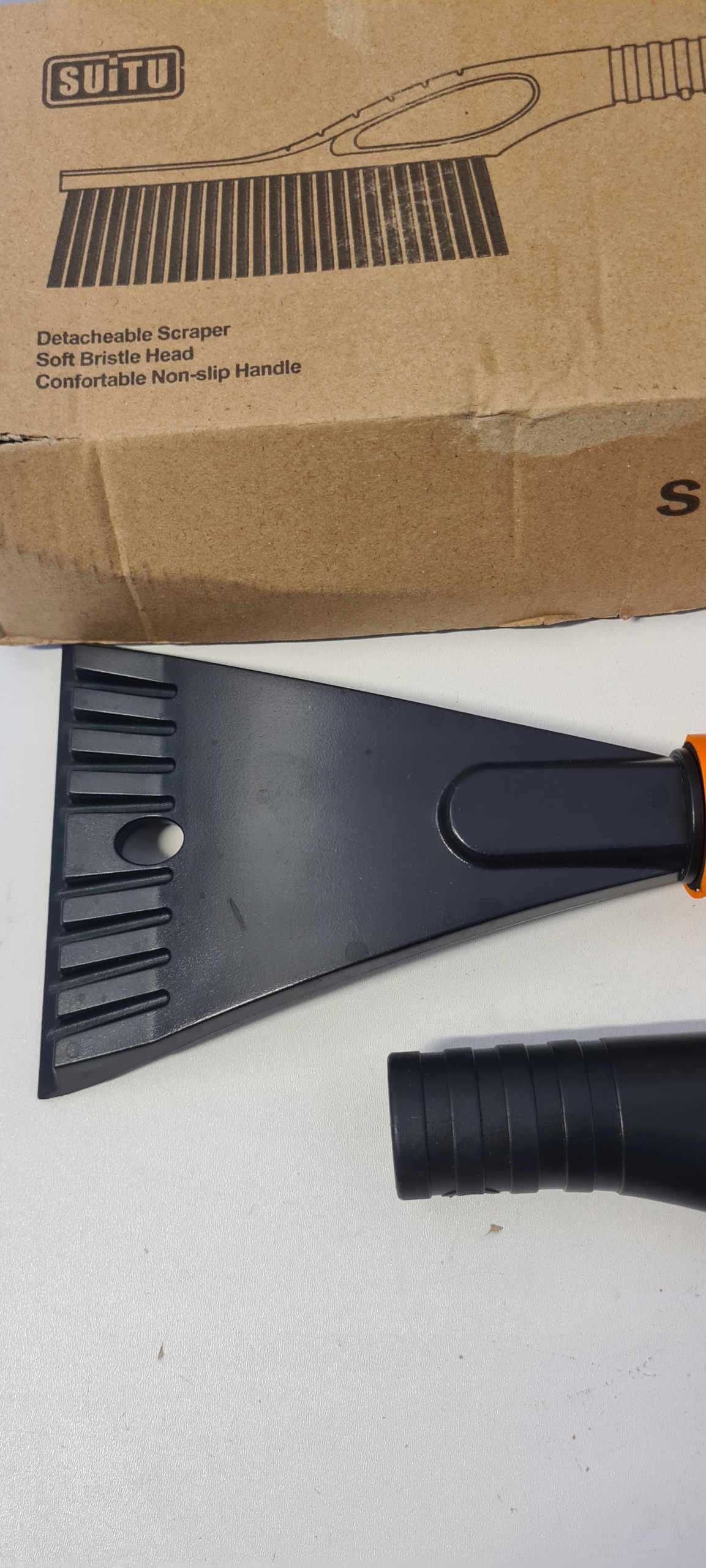 Szczotka skrobaczka do szyb SUITU ST-3910 2 w 1 Regulowana łatwa w obsłudze - obrazek 5