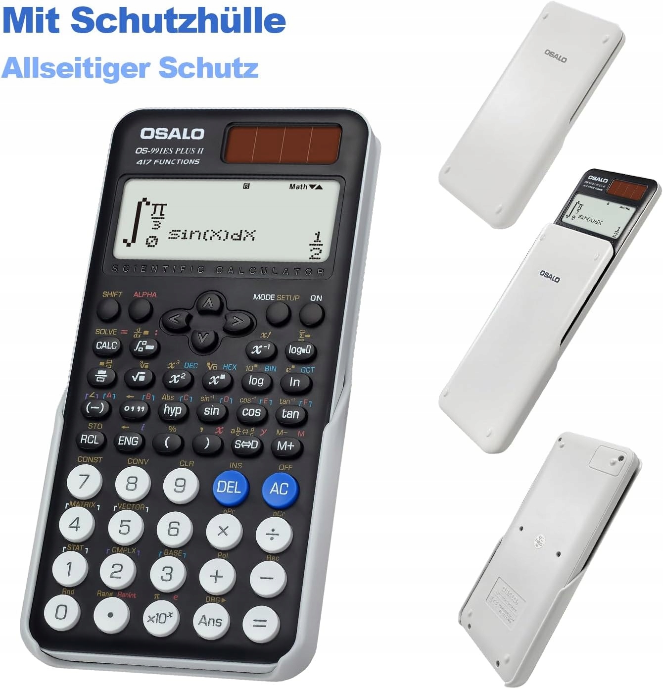 KALKULATOR NAUKOWY MATEMATYCZNY OSALO OS-991ES PLUS II Z ETUI Jak Nowy - obrazek 5