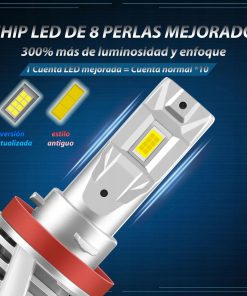 Alternative view of Briteye Żarówki LED H11 60W 12000lm 6500K Białe Światło Zestaw 2szt