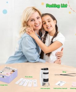 Alternative view of Mikroskop Kieszonkowy USCAMEL 60x–135x LED + 5 Preparatów