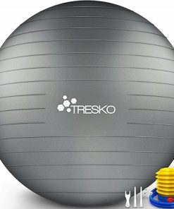 Piłka do fitnessu, jogi, gimnastyki Piłka gimnastyczna 65 cm 300kg Szary