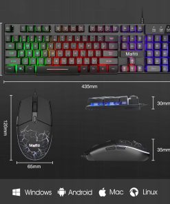 Alternative view of Mafiti RK101 Komputerowa Klawiatura + Mysz