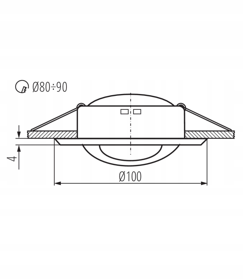 Oprawa Sufitowa Punktowa Regulowana ARGUS CT-2117-W Biała - obrazek 5