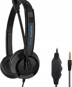 Zestaw Słuchawkowy Słuchawki Nauszne z Mikrofonem PC 3.5mm