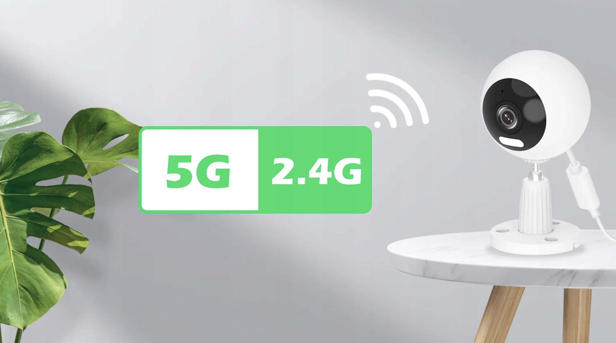 2x Guoanvision S700 – Kamera monitoringu wewnętrznego/zewnętrznego 5G/2.4G - obrazek 4