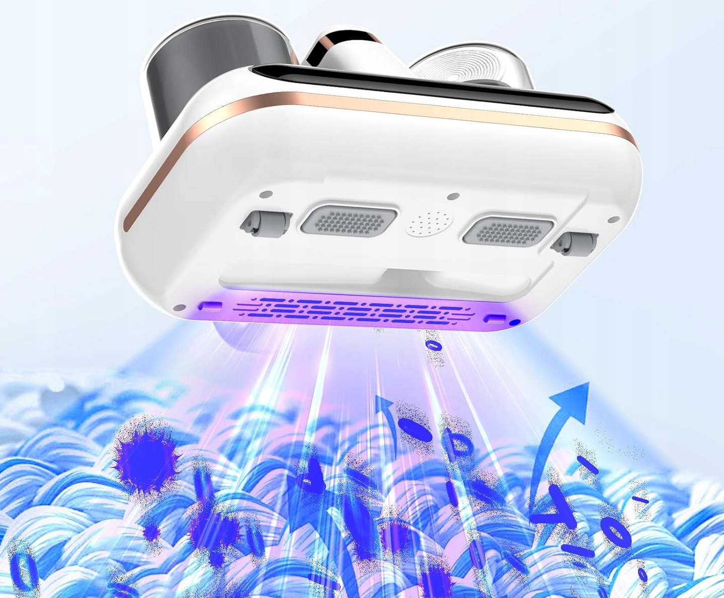 ANTYBAKTERYJNY ODKURZACZ RĘCZNY UV 10Kpa DO MATERACY I ROZTOCZY - obrazek 2