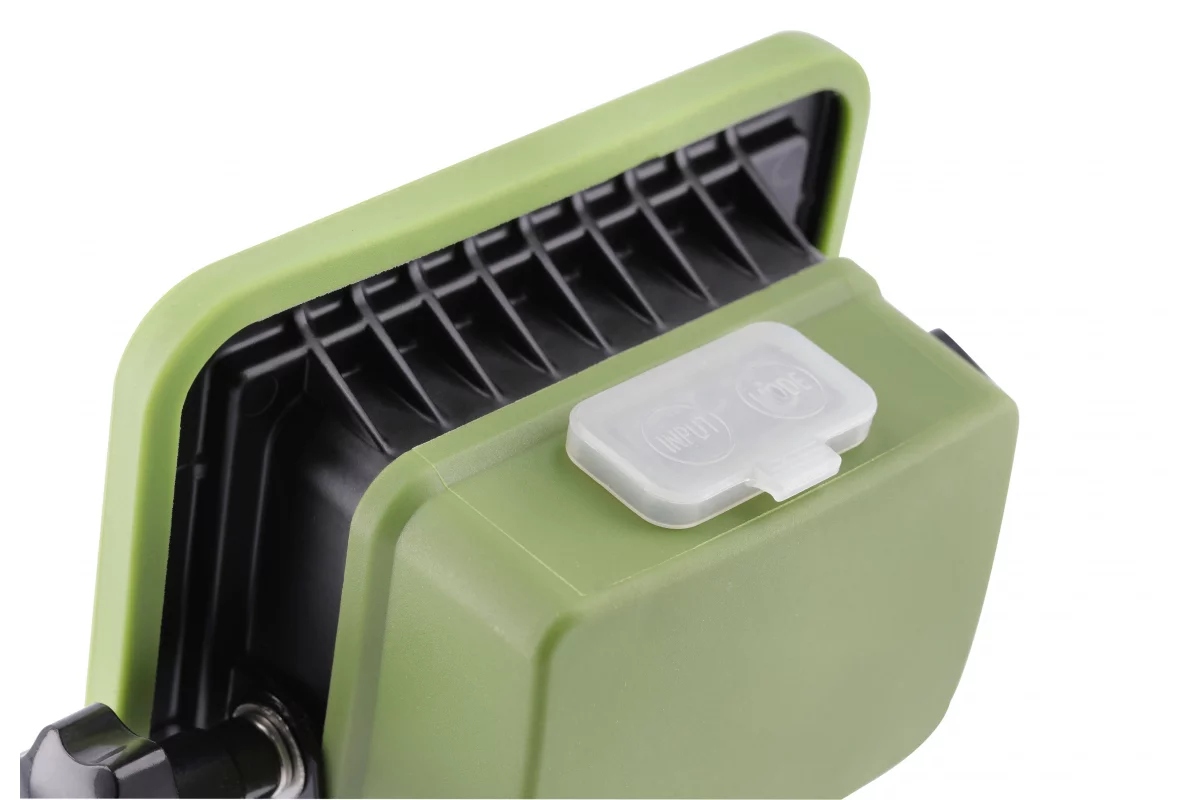 Naświetlacz LED z akumulatorowy zielony ALLEDO 10W 800lm 6400K USB 5V/1A IP - obrazek 5