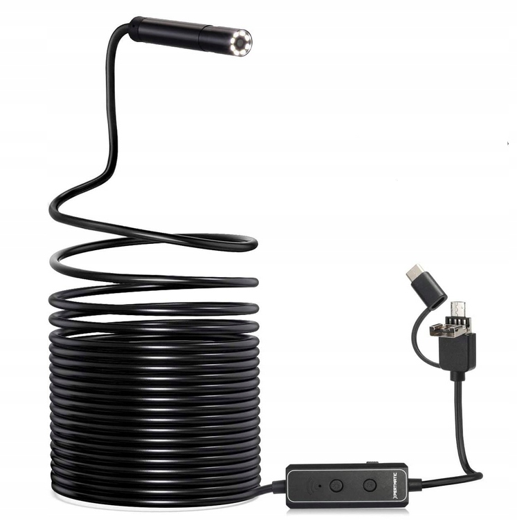 BOROSKOP KAMERA INSPEKCYJNA WIFI/USB 2.0MP KABEL 5M