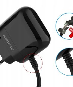 Alternative view of Ładowarka Sieciowa USB-C Kabel 1m N NEWTOP CM09 1,5A Czarna Uniwersalna
