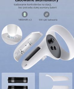Alternative view of Stacja Ładująca NexiGo do Oculus Quest 2 – Dock + Akumulatory