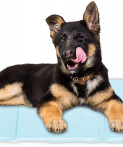 Mata Chłodząca dla psa i kota niebieska 90x50 cm RELAXDAYS