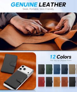 Alternative view of SHIELDON Magnetyczny portfel na karty z blokadą RFID Kompatybilny z iPhone