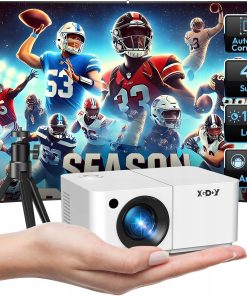 Mini Projektor XGODY X2 Android 12 WiFi 6 12000L HD Statyw