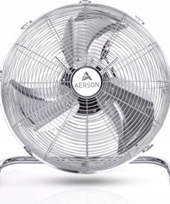 Wentylator Podłogowy AERSON 50 cm chromowany 140 W regulacja